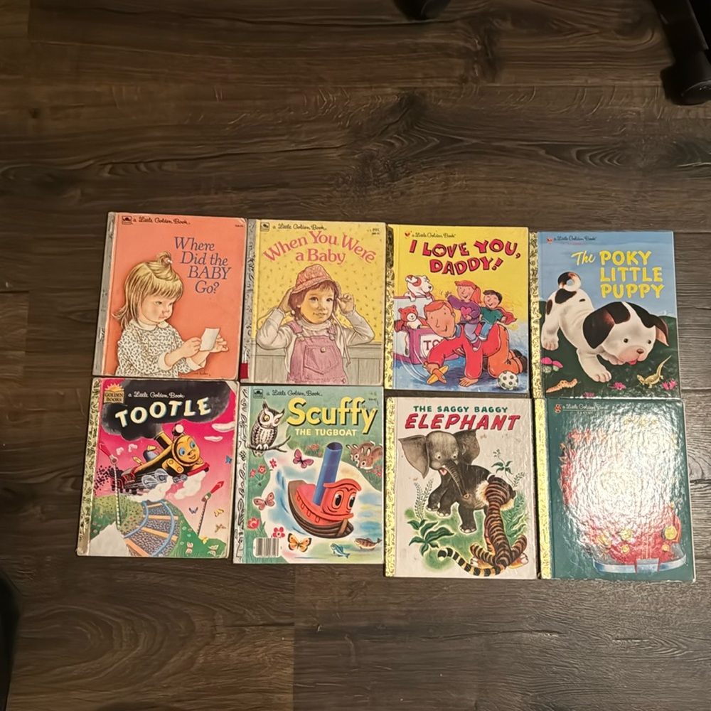 Vintage golden books, lot #16, 15 books.